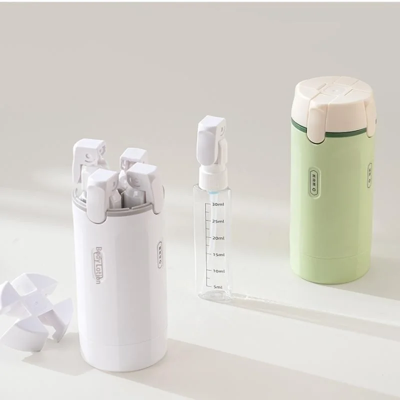 Pack & Go 4-en-1 / Flacons Rechargeables 🧴