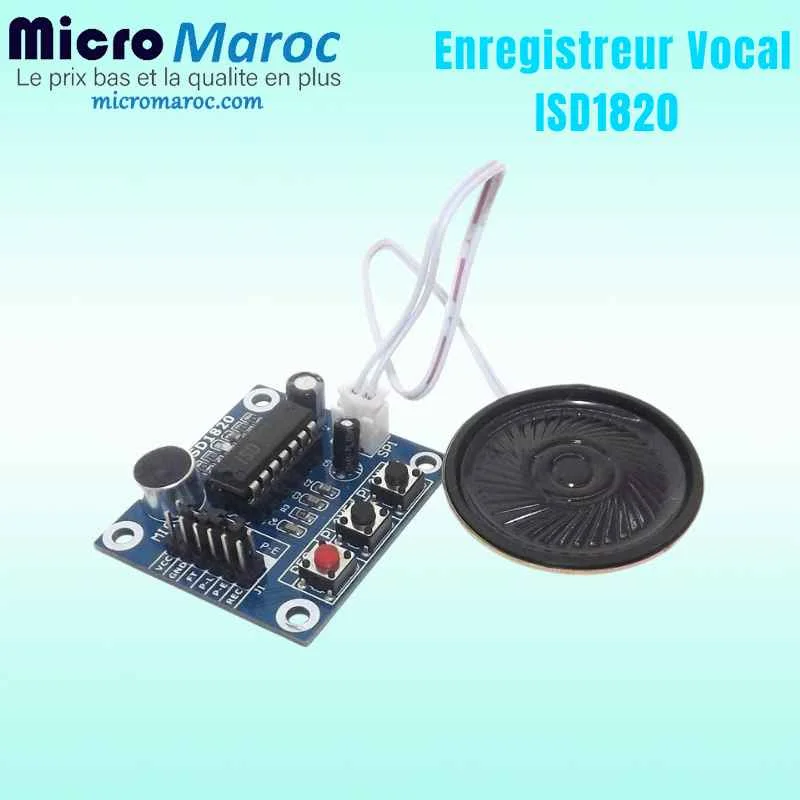 Module Enregistreur Vocal ISD1820 avec Microphone