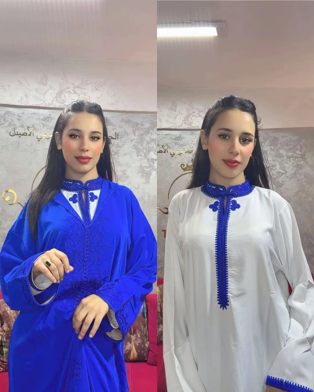 الجلابة المخزنية بـ Col Officiel الجديد.