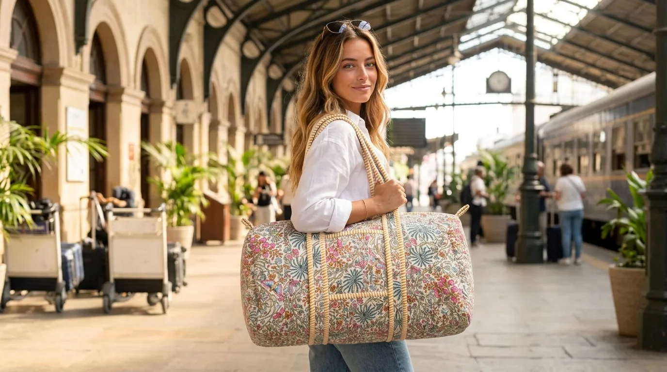 Sac de voyage en coton