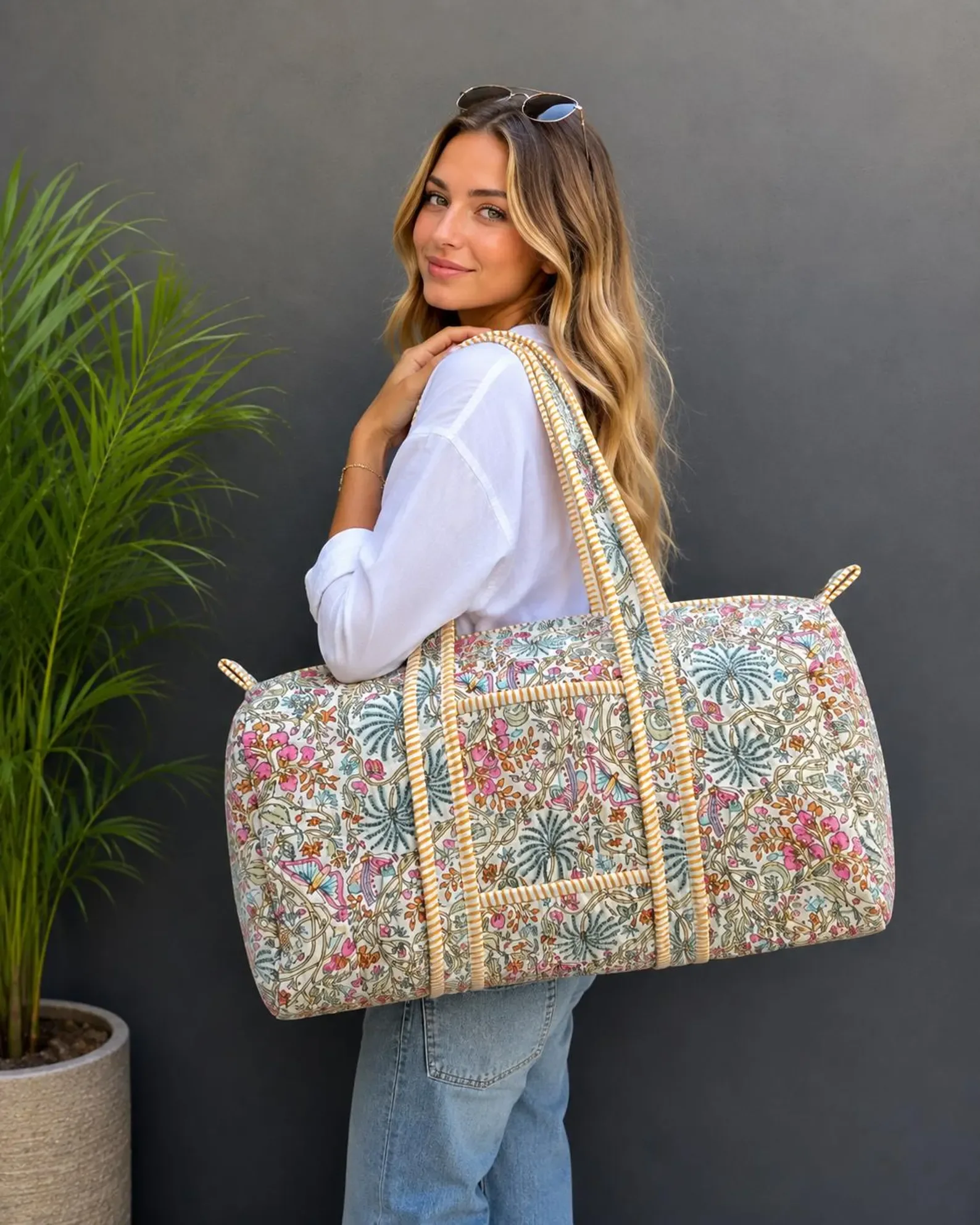 Sac de voyage en coton
