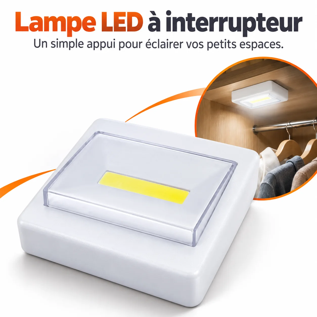 Lampe LED à interrupteur | Côte d’Ivoire