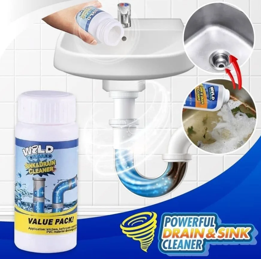 Gel déboucheur WC et cuisine, nettoyant