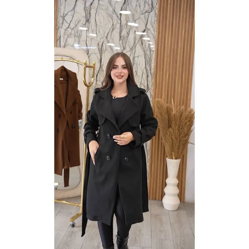 new trench cachemire