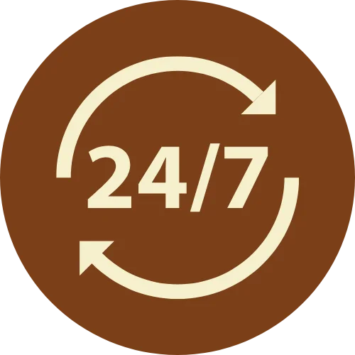  دعم عملاء 24/7