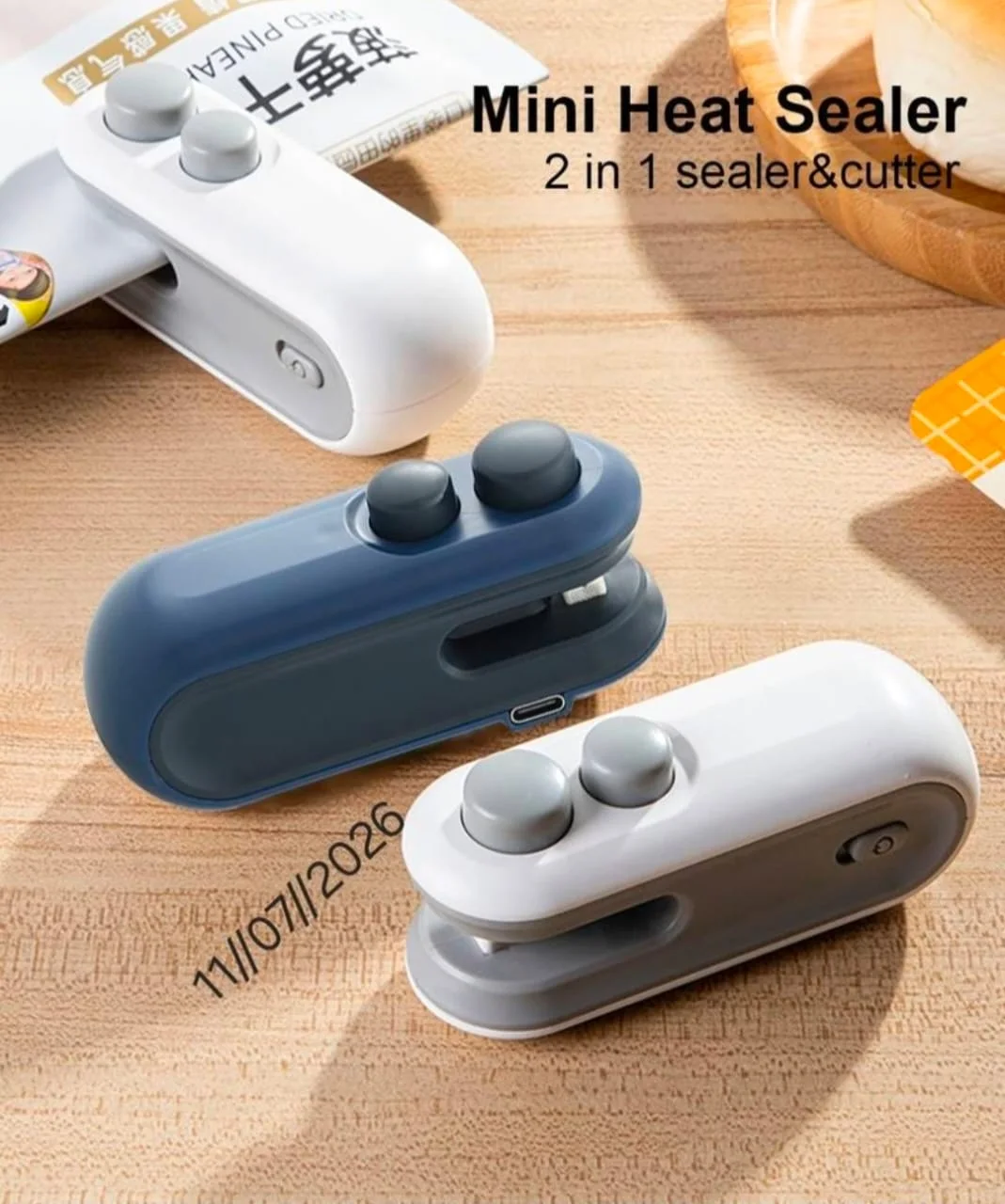 Mini Scelleuse de Sachets 2 en 1