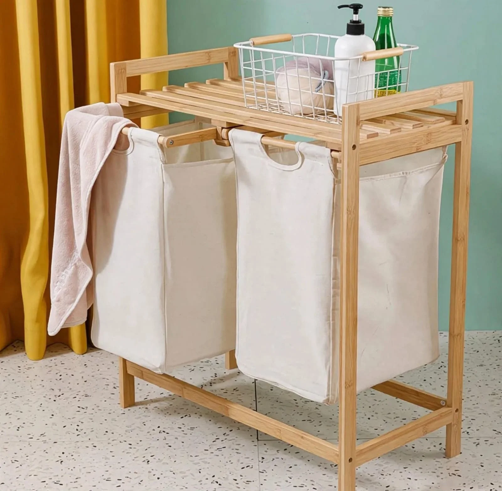 Panier à Linge Bambou