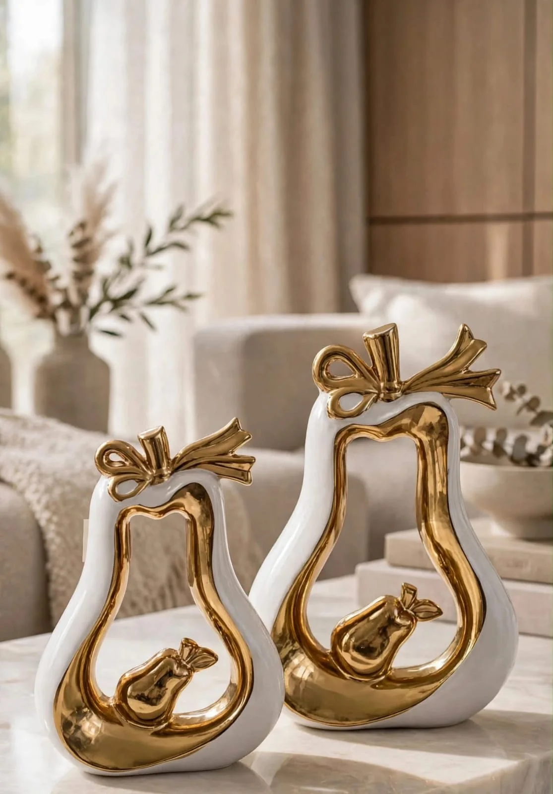Statue Poire Luxe