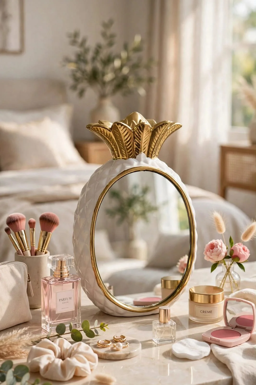 Miroir de Table Ananas