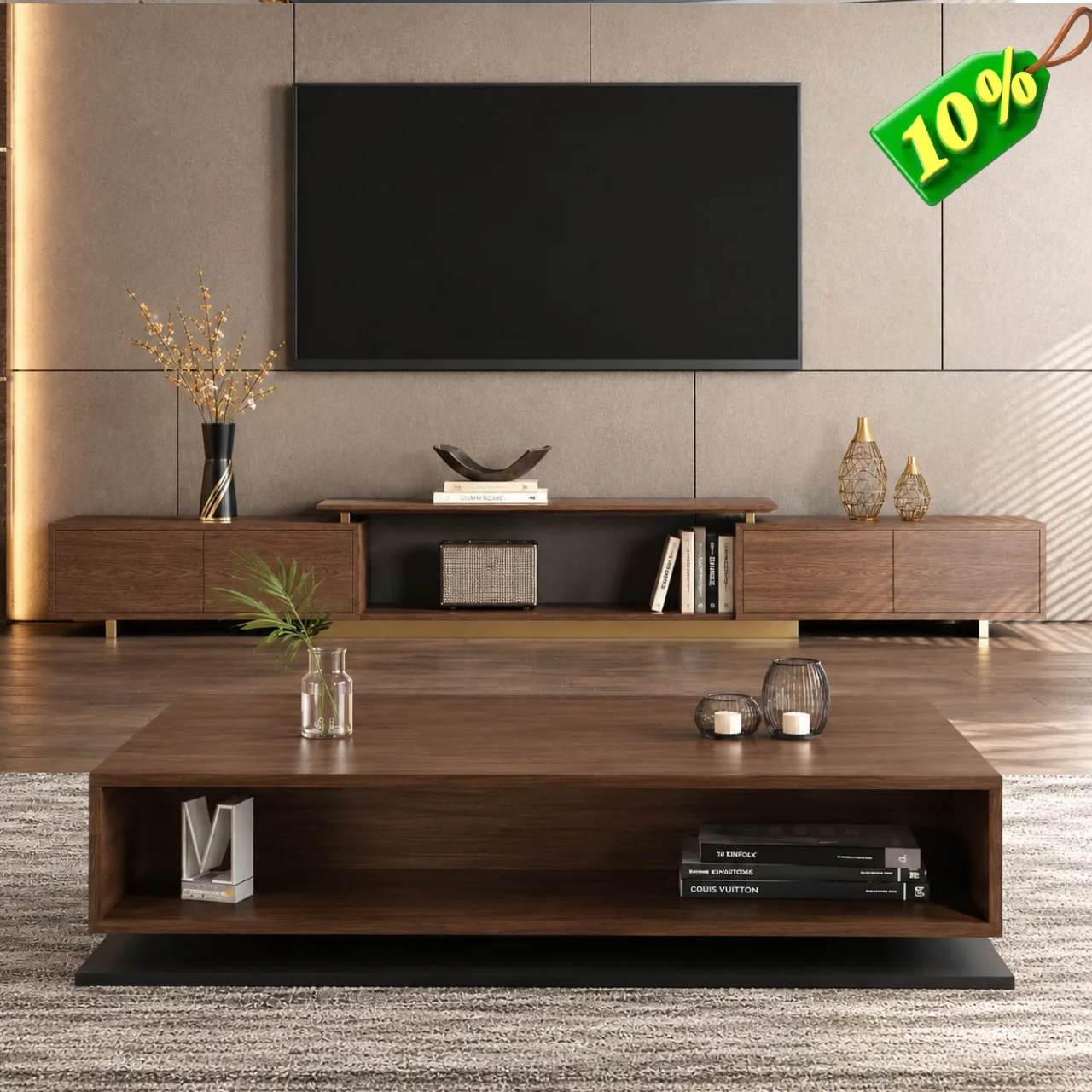 Mouble tv+tABLE BASSE
