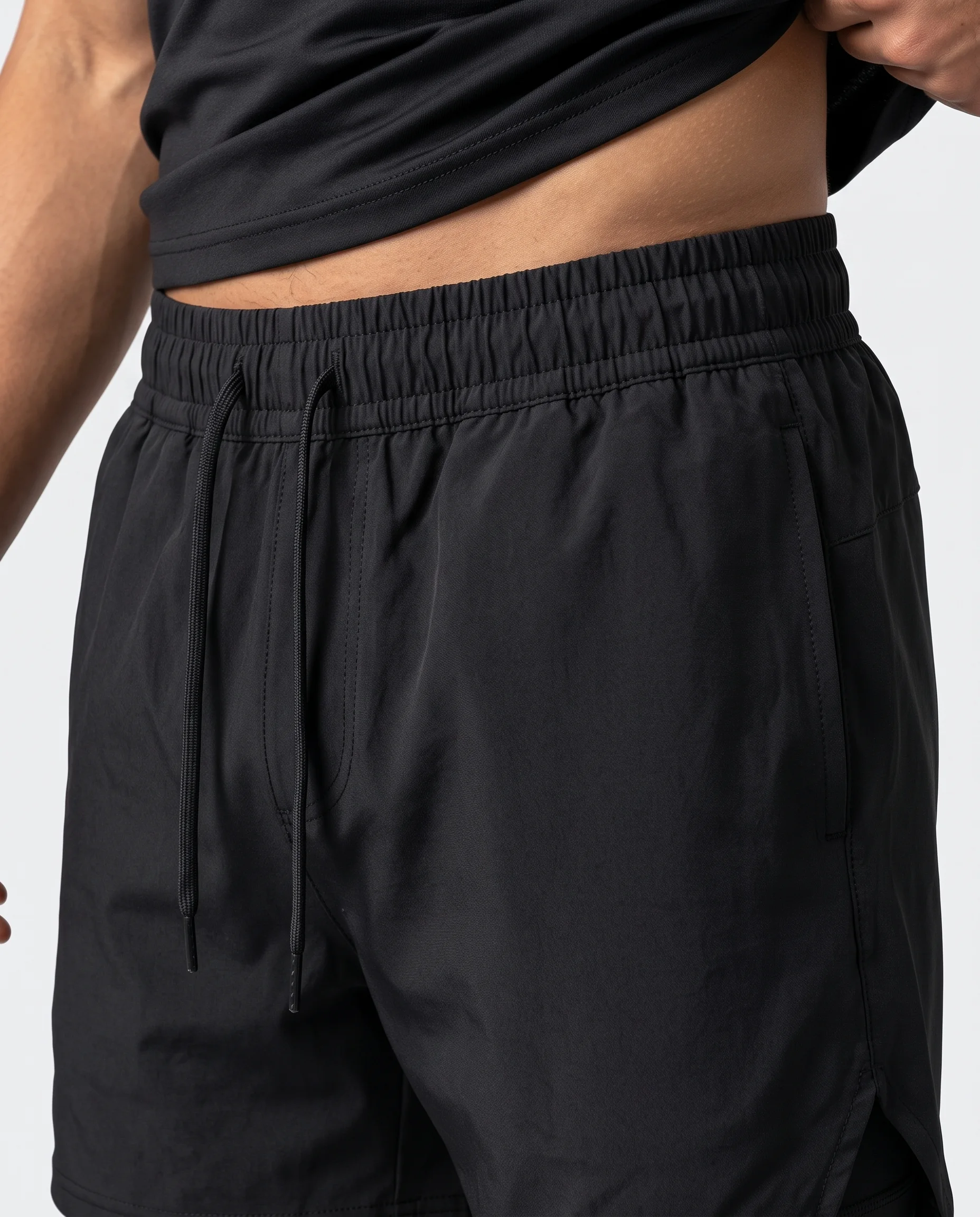 Short de Sport 2en1 Homme – Noir