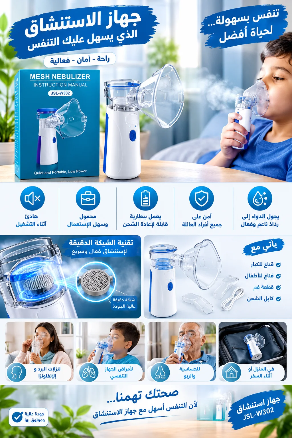 جهاز الاستنشاق المحمول