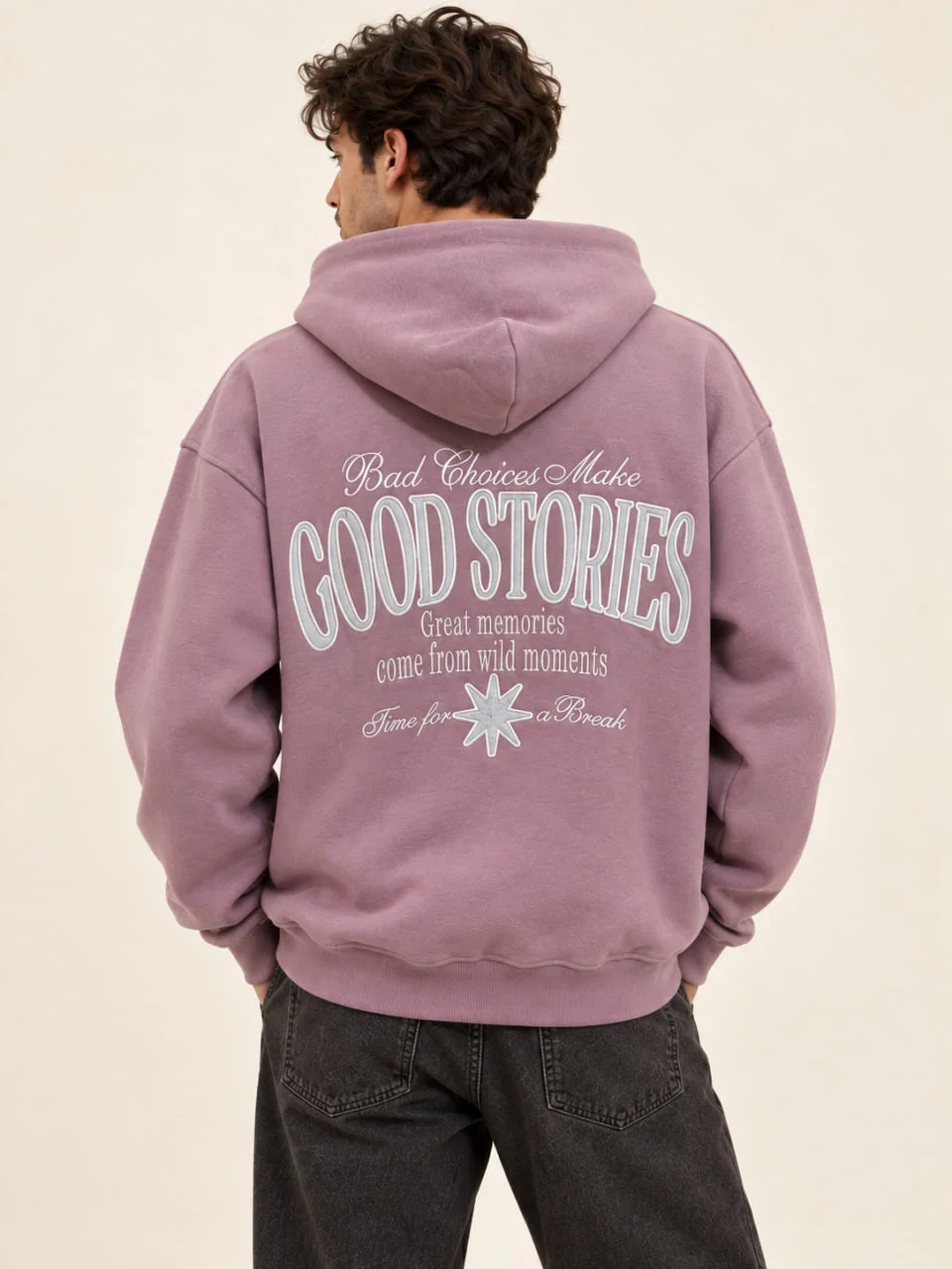 Rose mauve Hoodie