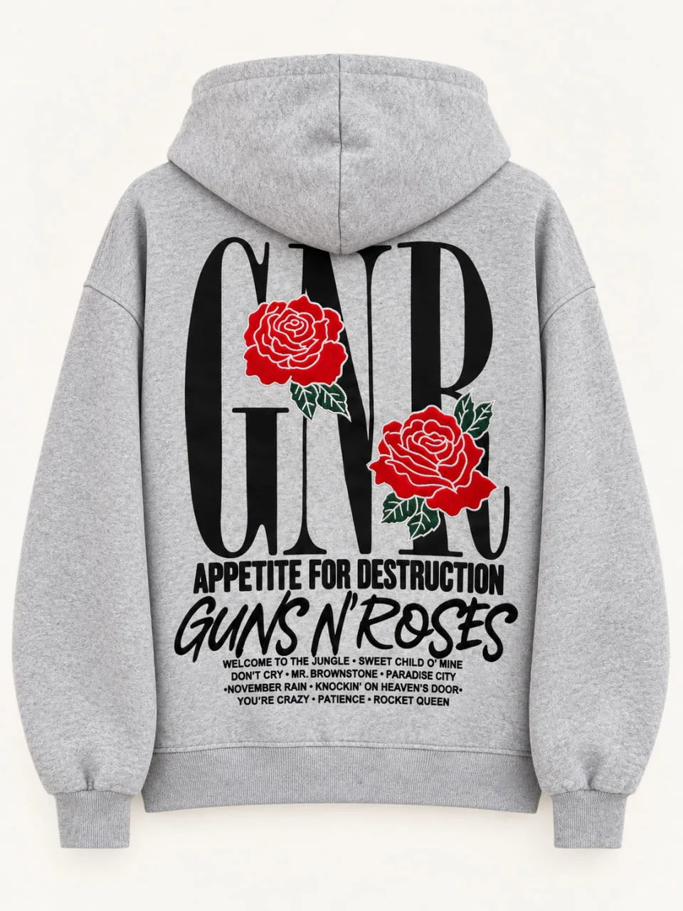 grey Guns N’ Roses hoodie - 4