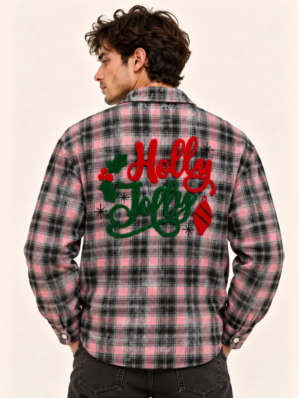 Purple Holly Jolly shirt