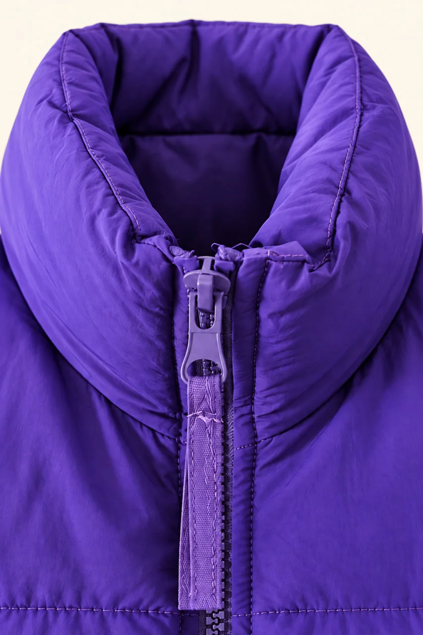 men’s purple padded vest - 8