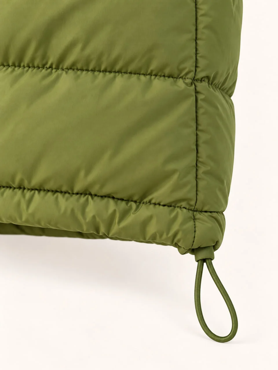 olive green men’s padded vest - 6