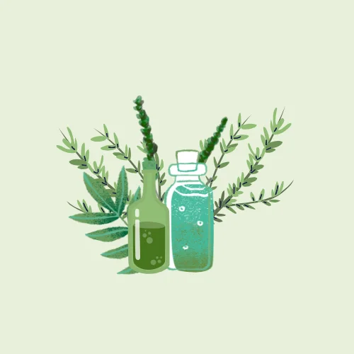 مكونات طبيعية ونشطة