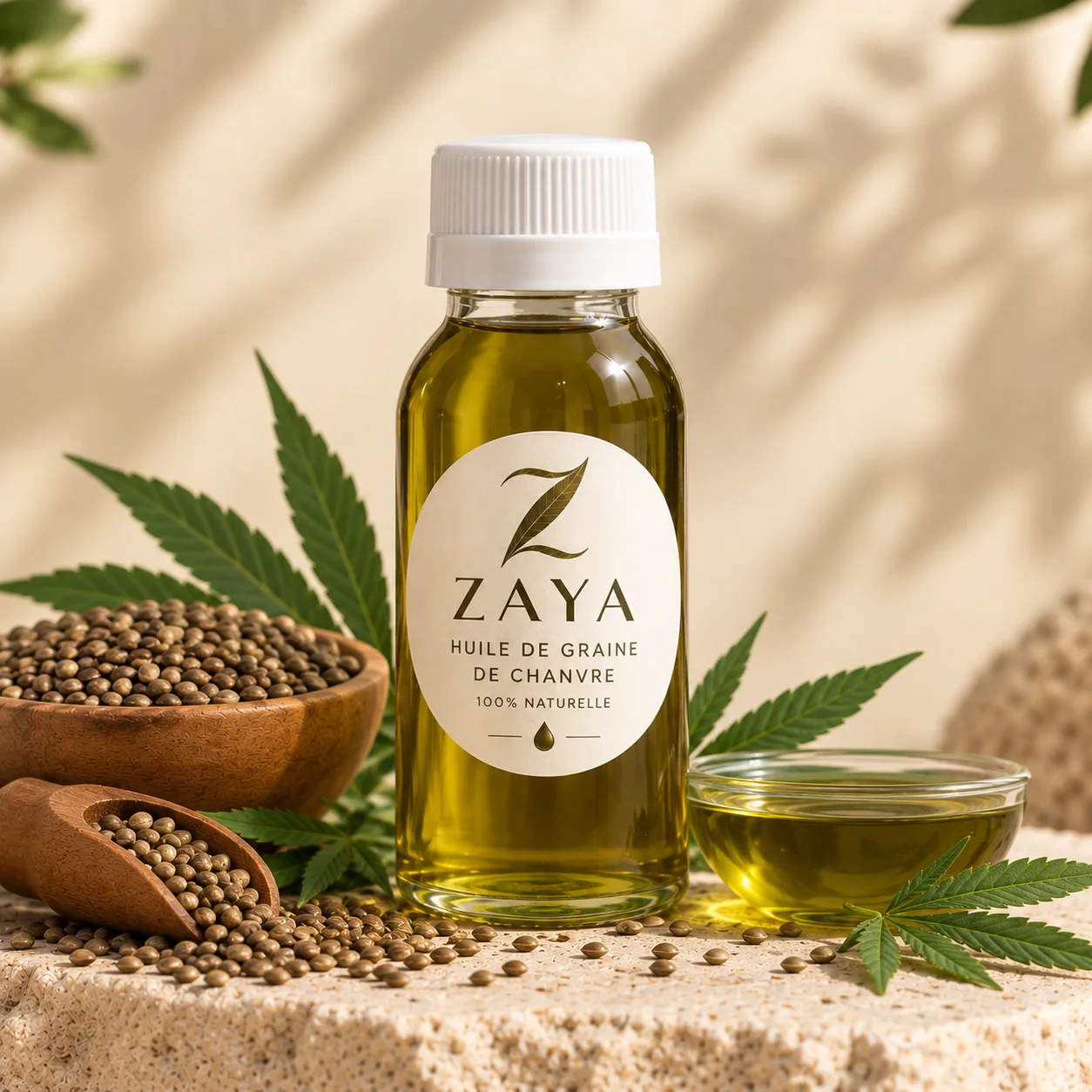 Huile de graines de chanvre زيت بذور القنب