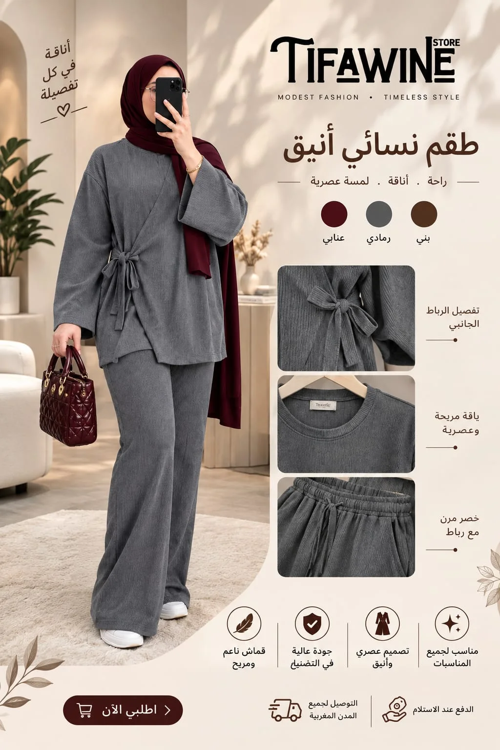 طقم نسائي