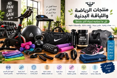 منتجات الرياضة واللياقة البدنية