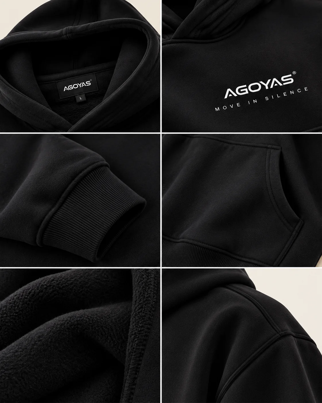 Sweat à capuche AGOYAS — Own Your Presence