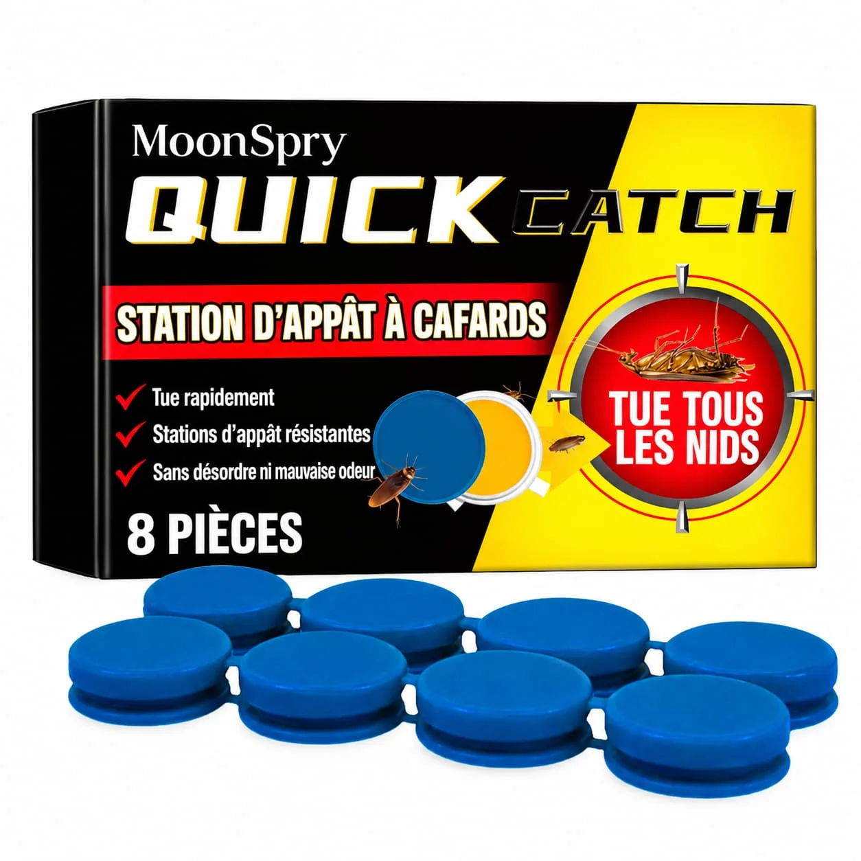Dites adieux aux cafards dans votre maison.