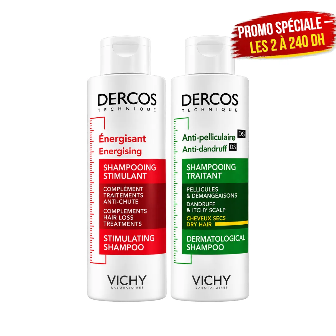 Routine Dercos 2-en-1 : Stop Chute & Pellicules