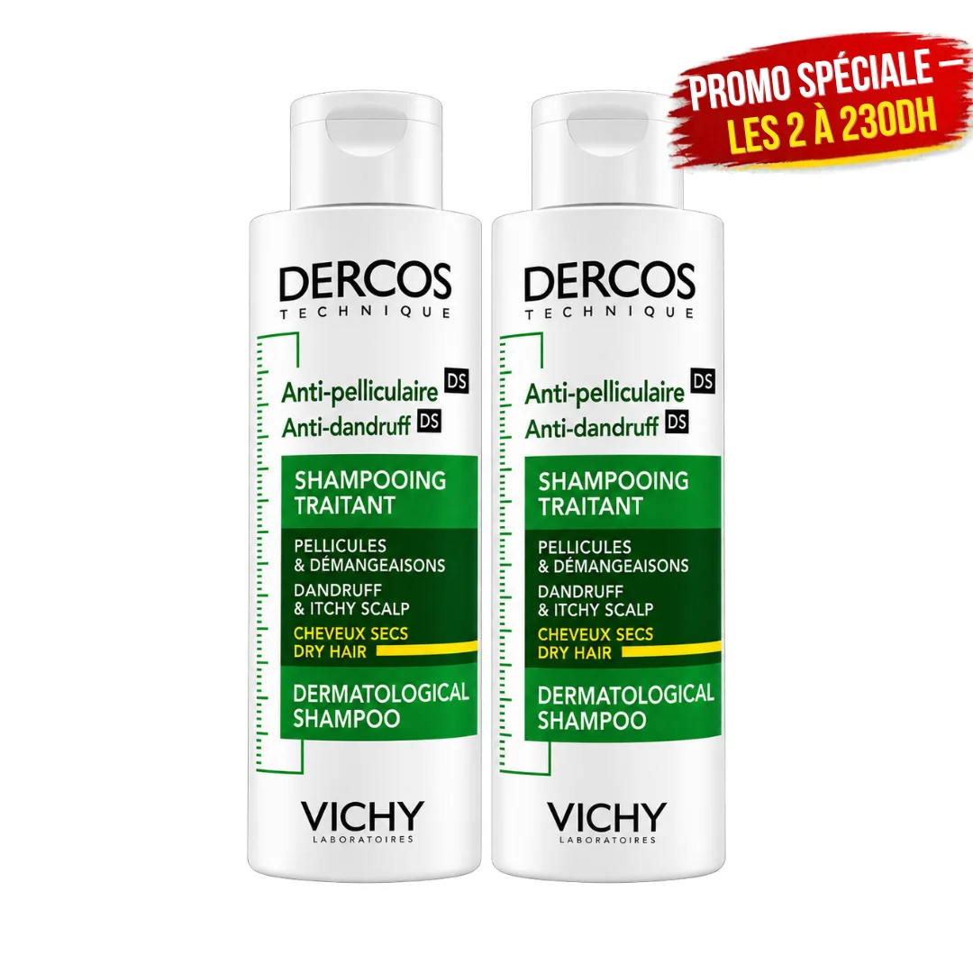 Pack 2 Shampooings Vichy Dercos Anti-Pelliculaire