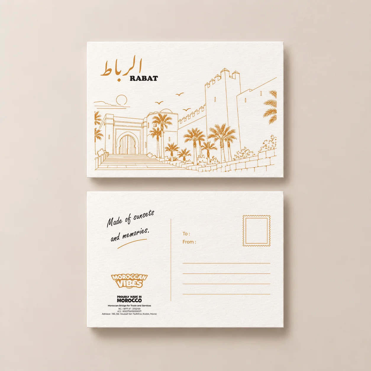 Carte postale - Rabat