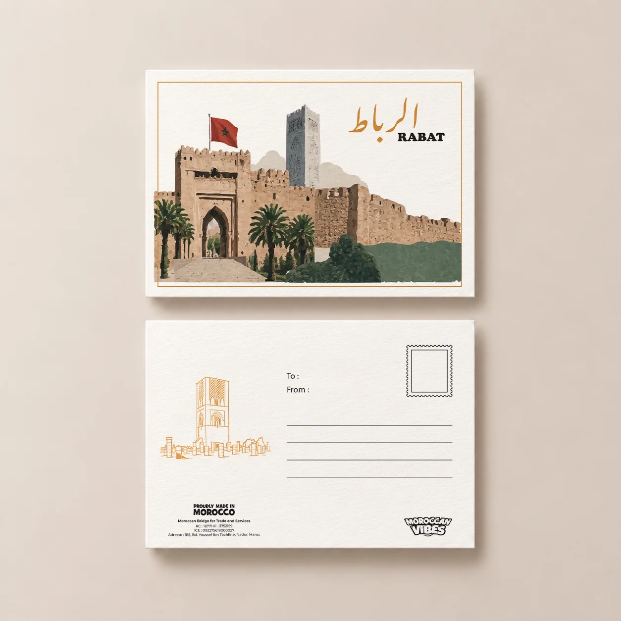 Carte postale - Rabat