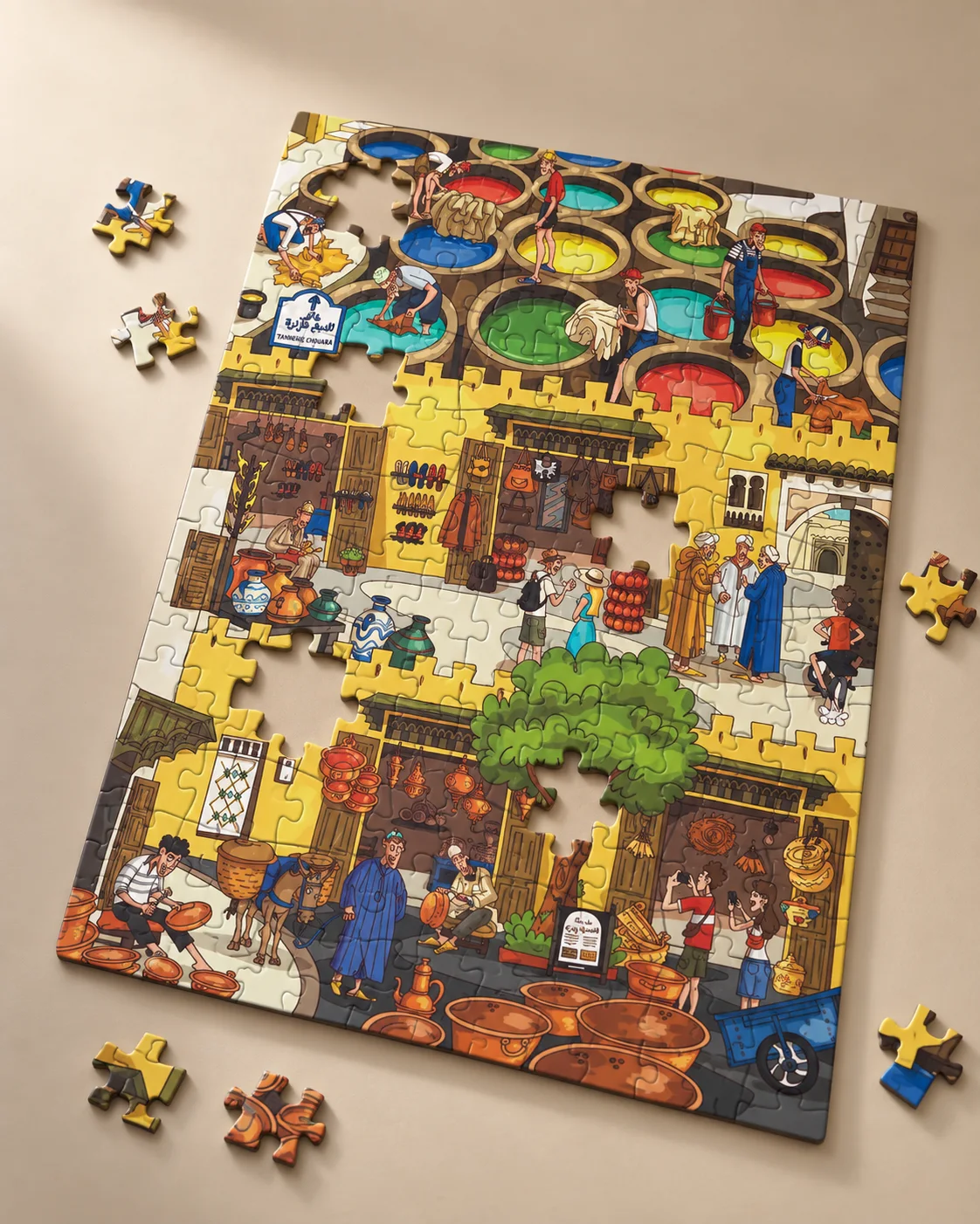 Puzzle 2D - Fes Medina Vibes