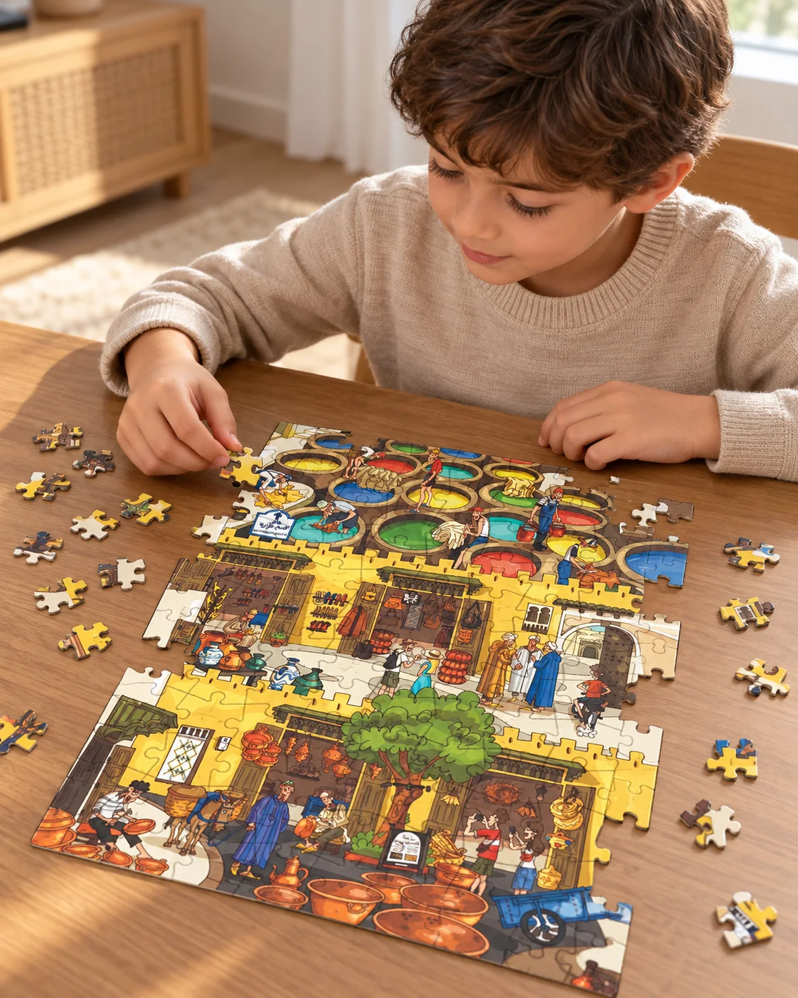 Puzzle 2D - Fes Medina Vibes