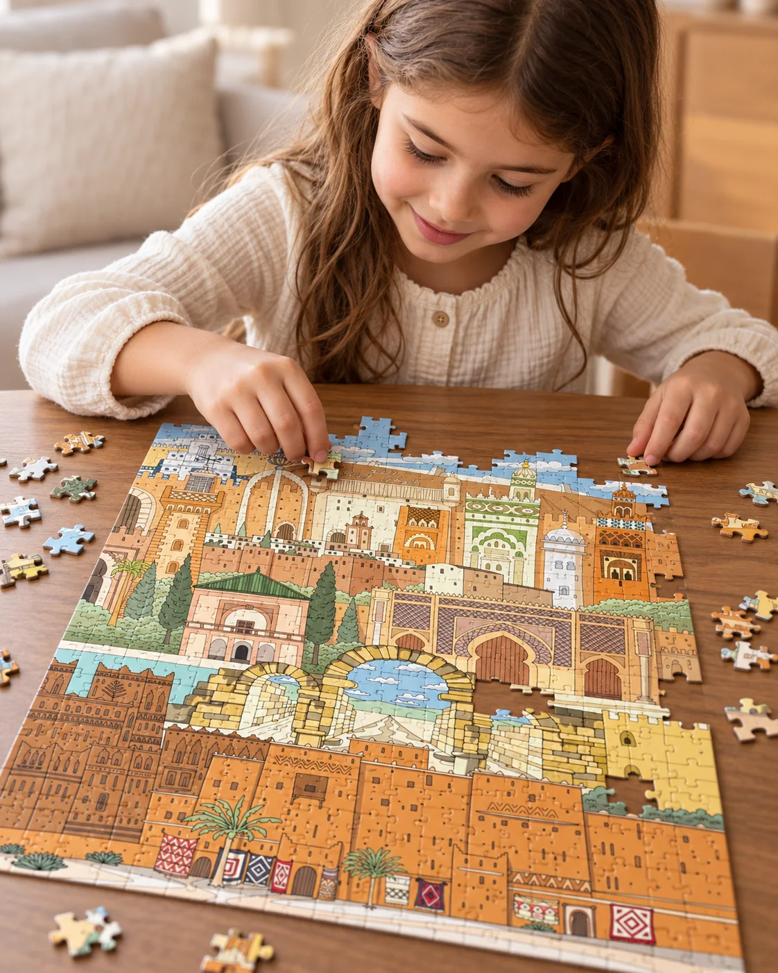 Puzzle 2D - Monuments of Morocco