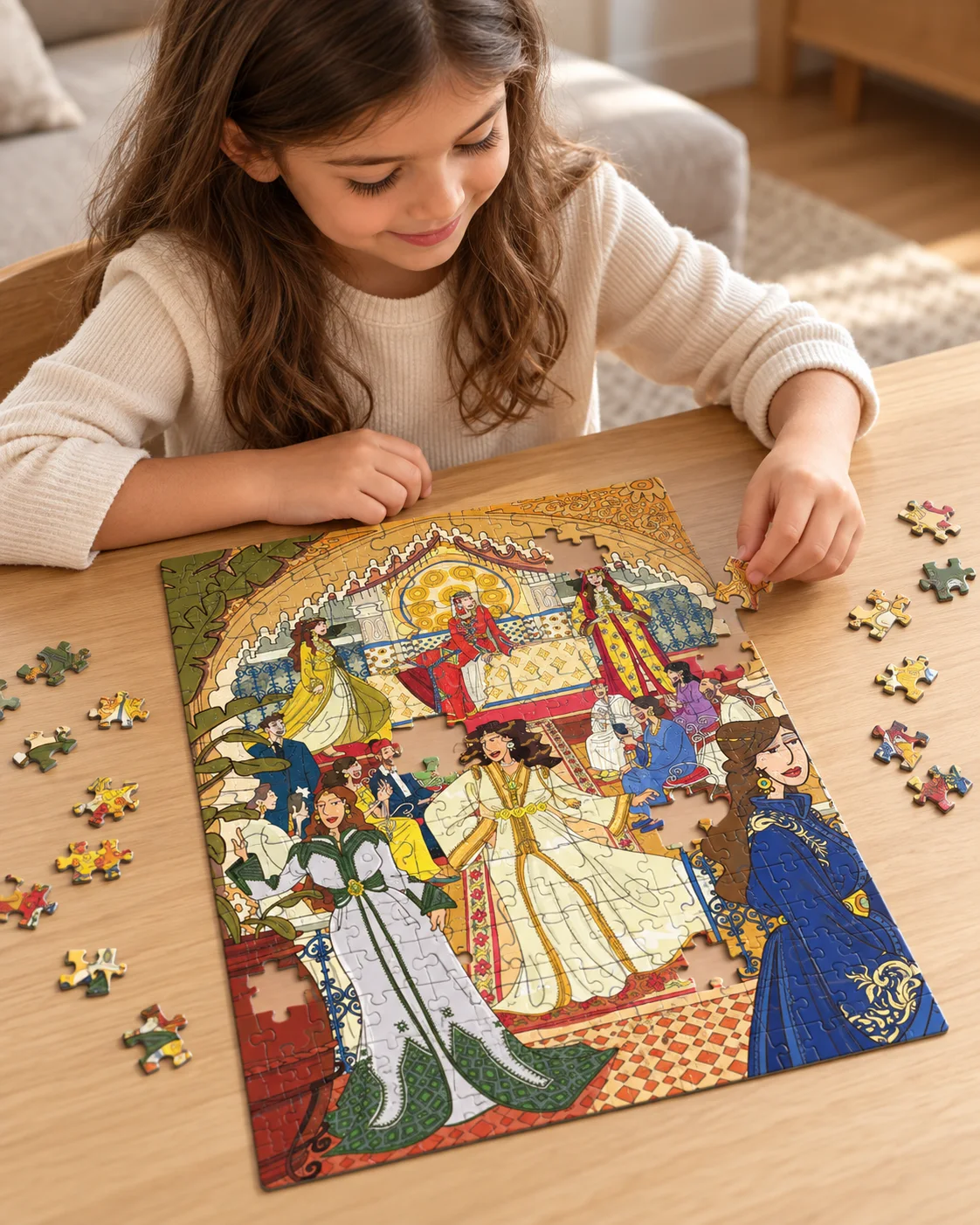 Puzzle 2D - Moroccan Caftan