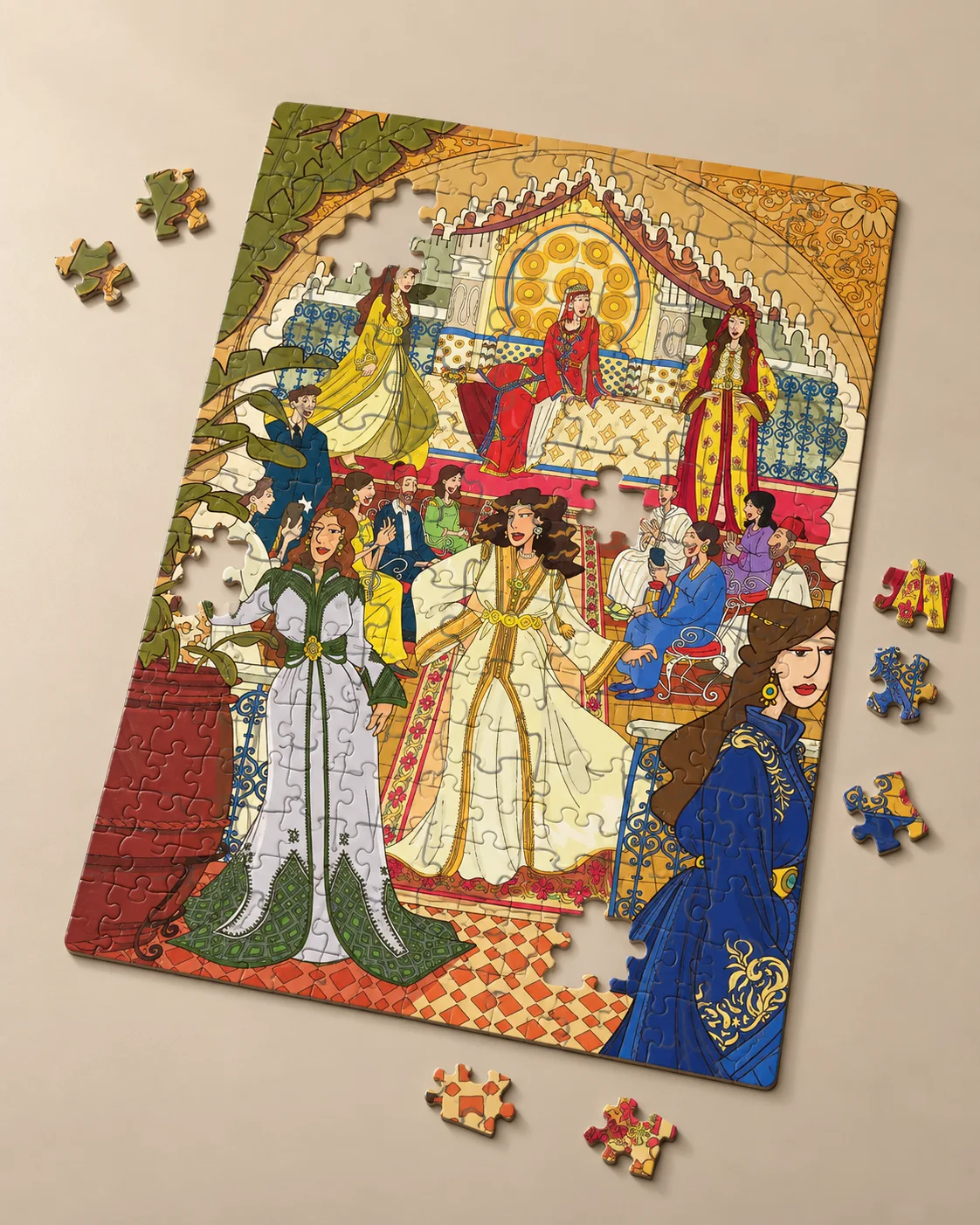 Puzzle 2D - Moroccan Caftan