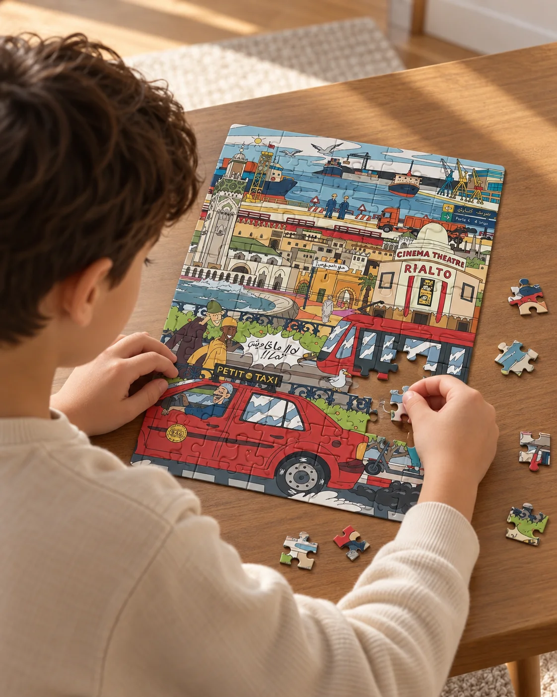 Puzzle 2D - Casablanca City Vibes