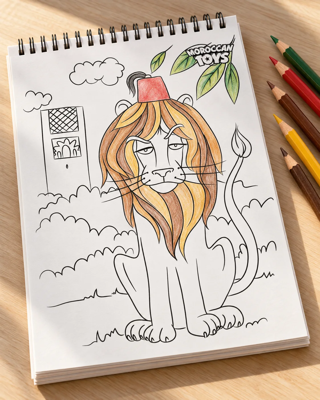 Livre de Coloriage - Moroccan Animals