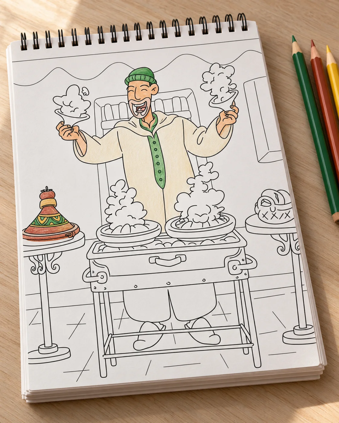 Livre de Coloriage - The Delights of Morocco