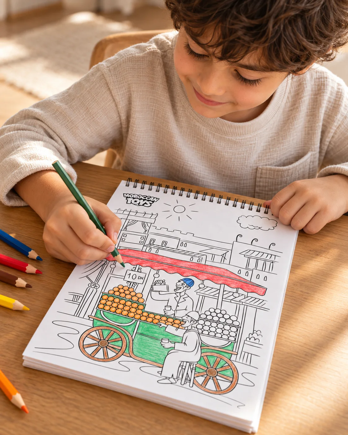 Livre de Coloriage - Jamaa El Fna
