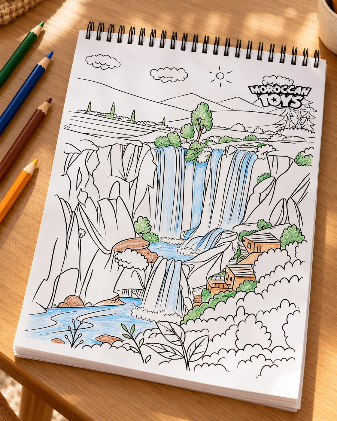 Livre de Coloriage - Moroccan Landscapes