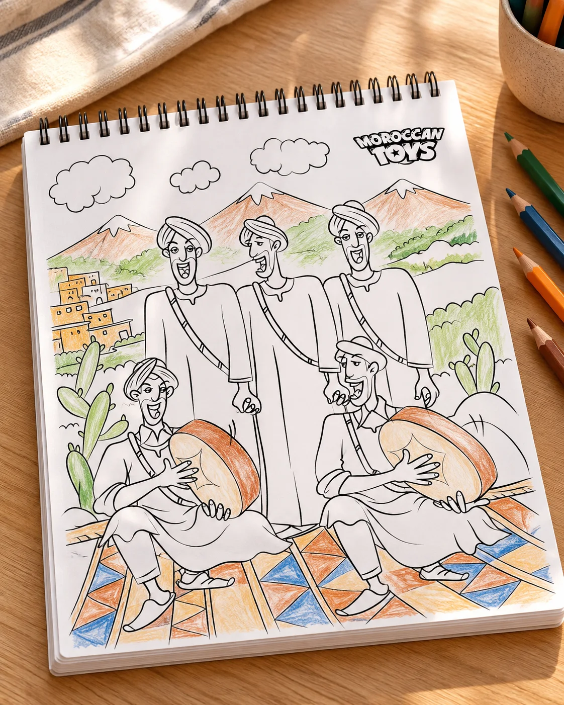 Livre de coloriage - Melodies of Morocco