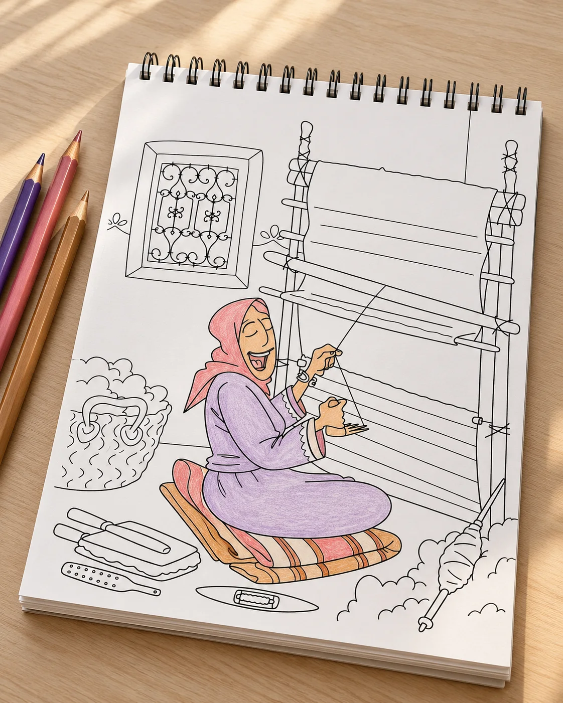 Livre de Coloriage - Treasures of Moroccan Craftsmanship