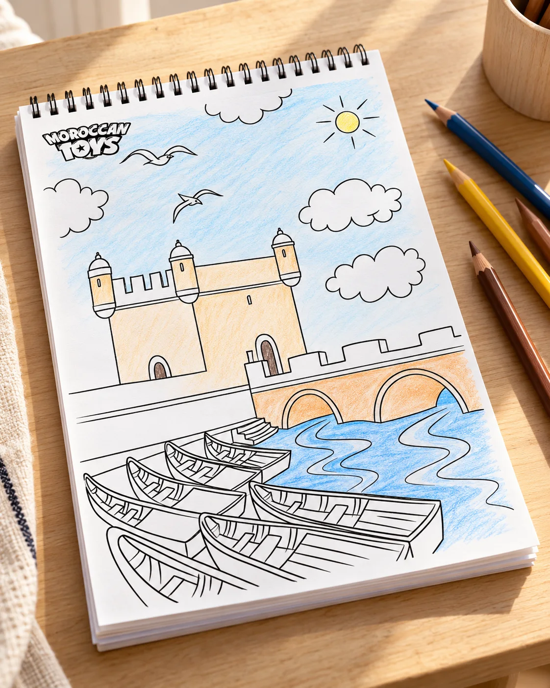 Livre de Coloriage - Moroccan Monuments