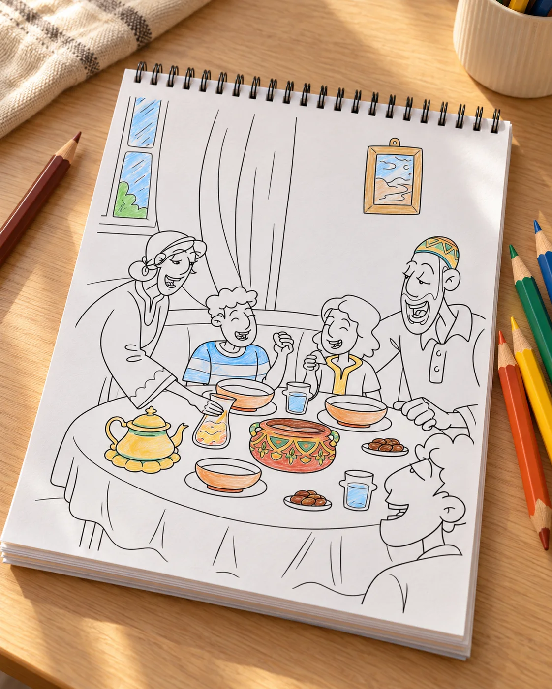 Livre de Coloriage - Magical Ramadan in Morocco