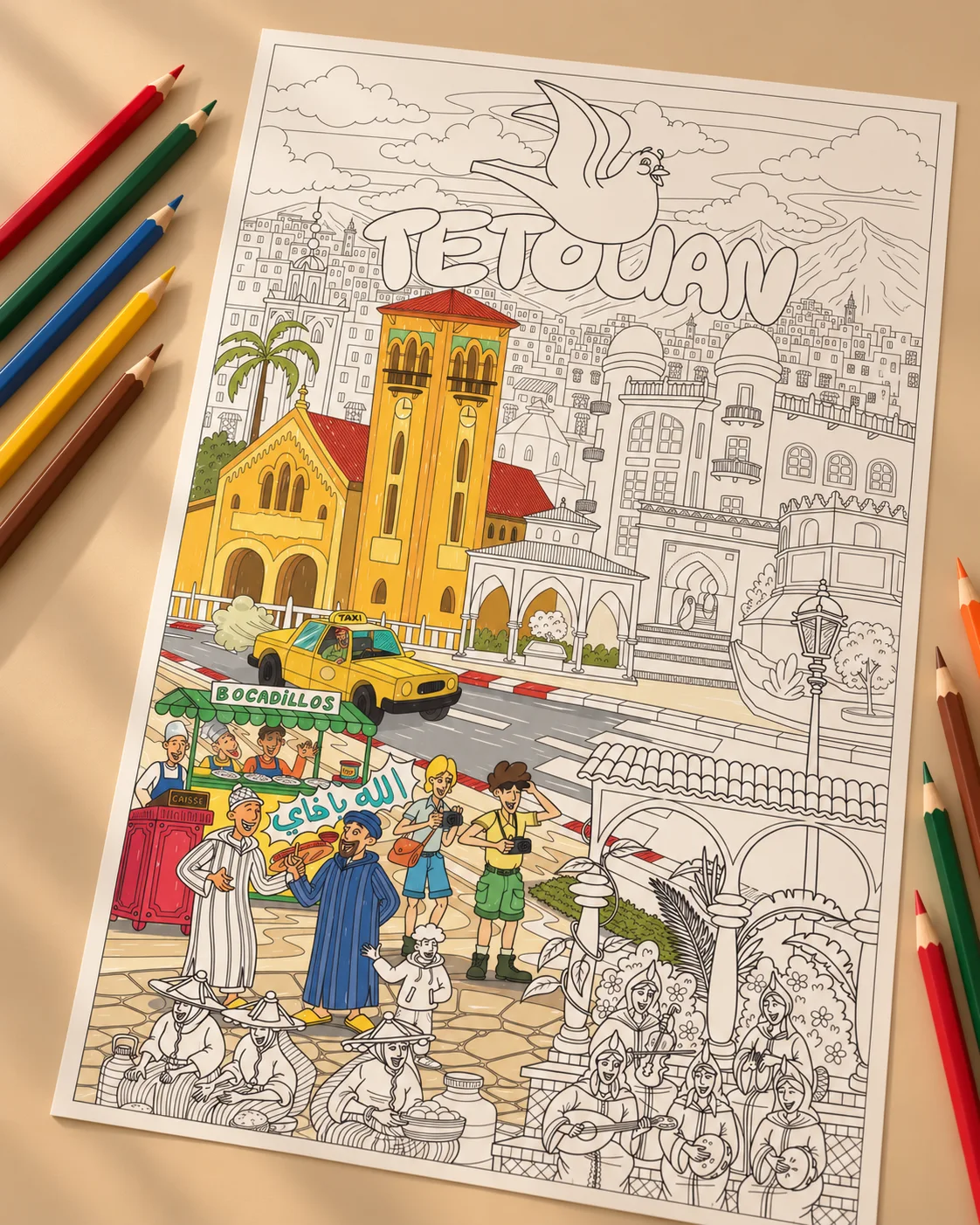Poster - Tétouan The White Dove