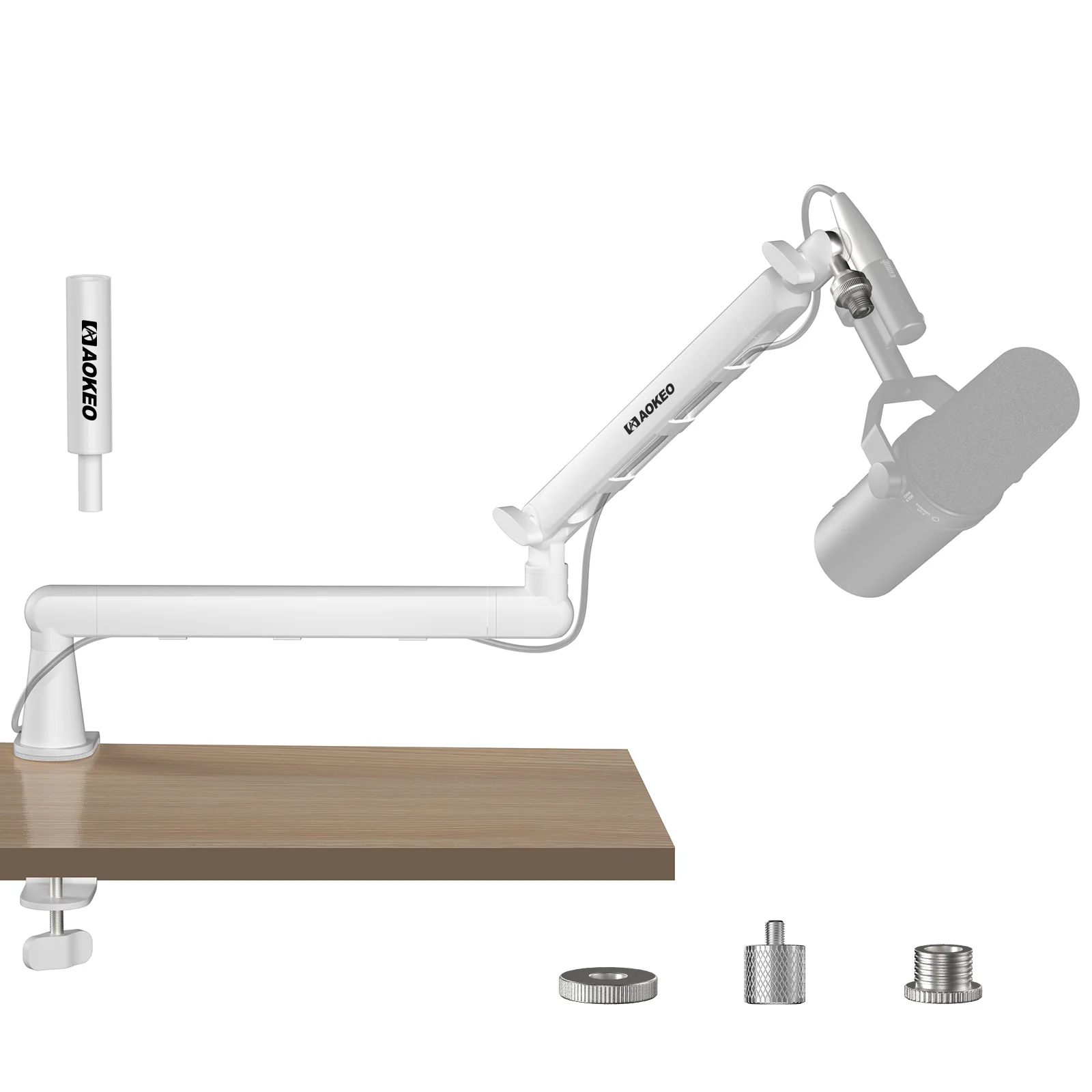 Aokeo AK55 Low Profile Mic Arm White