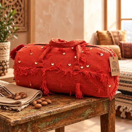 Sac de voyage artisanal