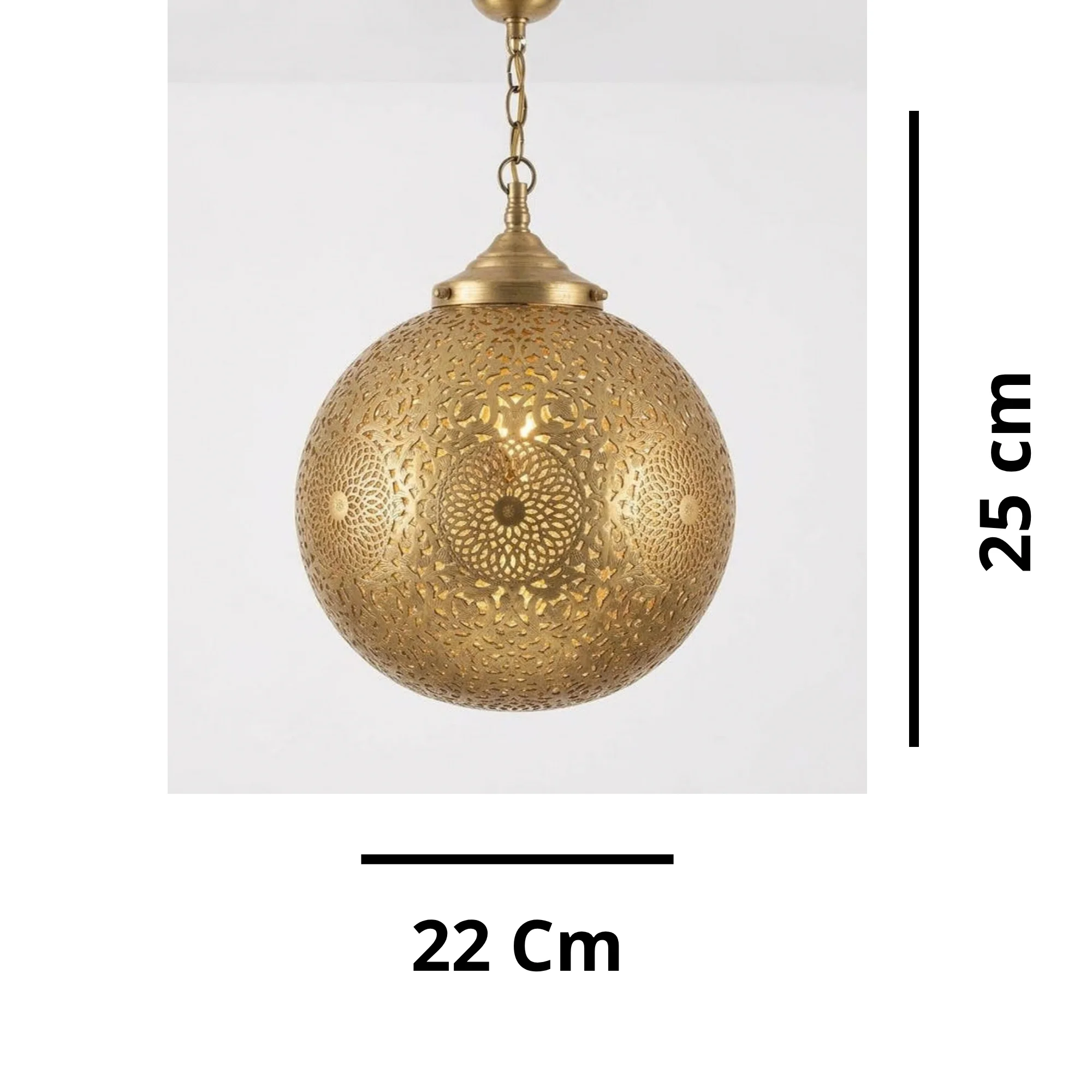 Handmade Moroccan Brass Ceiling Lamp*   Bring the magic of Morocco into your home with this authentic brass pendant light مصباح سقف نحاس مغربي صناعة يدوي