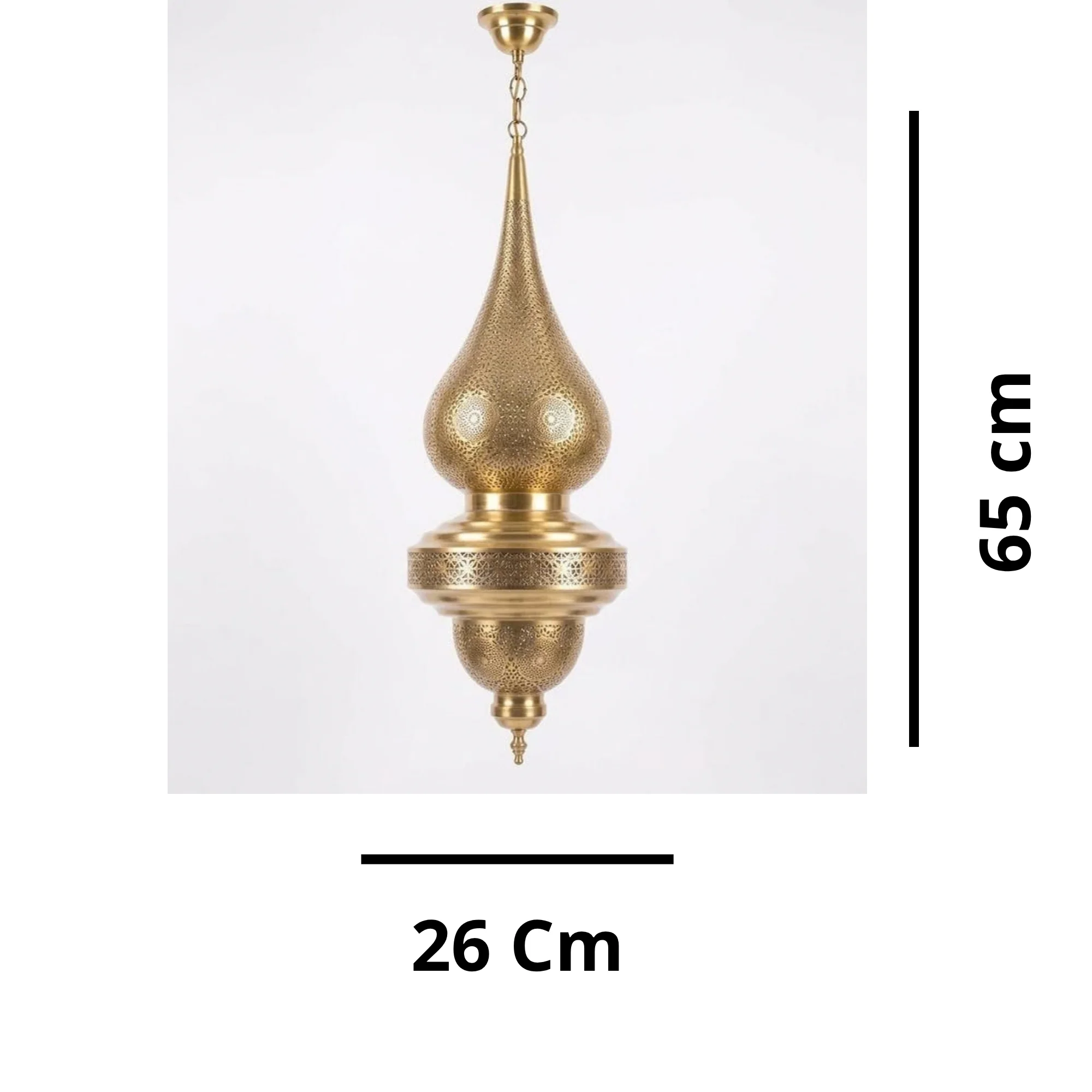 Handmade Moroccan Brass Ceiling Lamp*   Bring the magic of Morocco into your home with this authentic brass pendant light مصباح سقف نحاس مغربي صناعة يدوي (copy)
